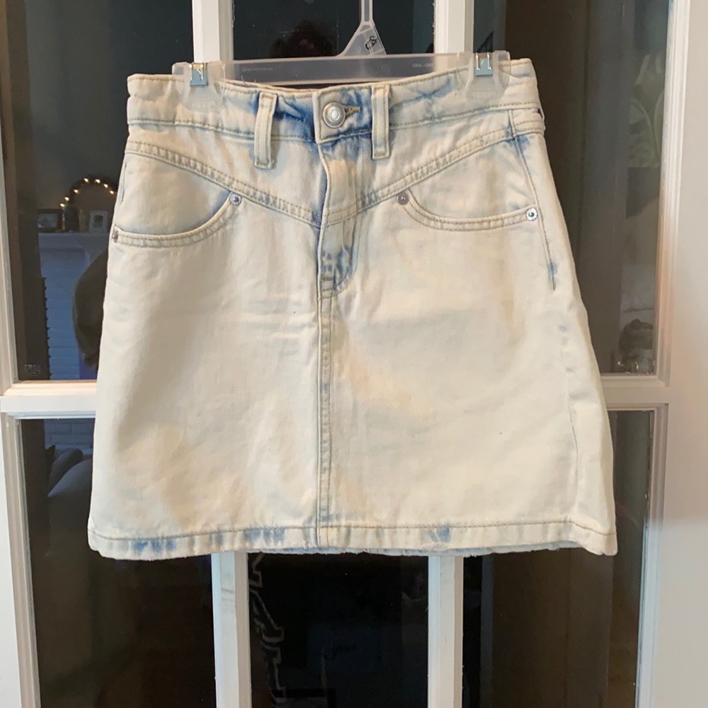 Jean skirt light washed